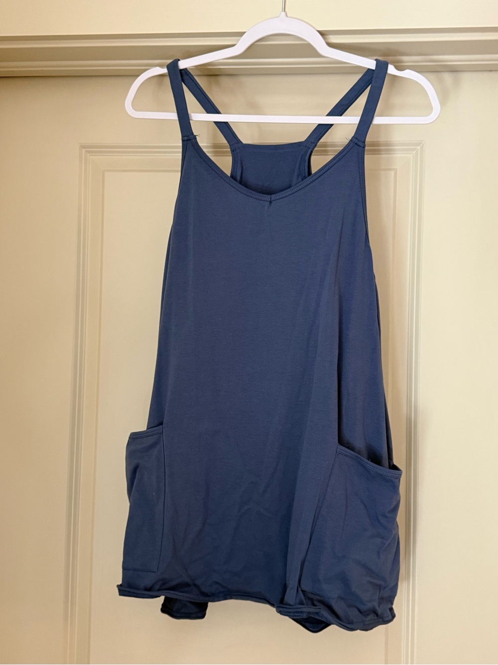 Women’s Navy Blue Pocket Romper